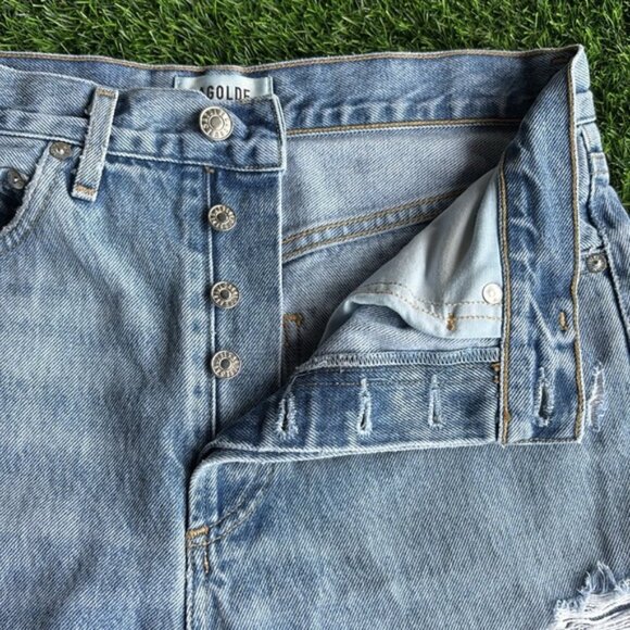 AGOLDE 90s Distressed Grunge High Rise Jeans size 26 - Picture 6 of 8